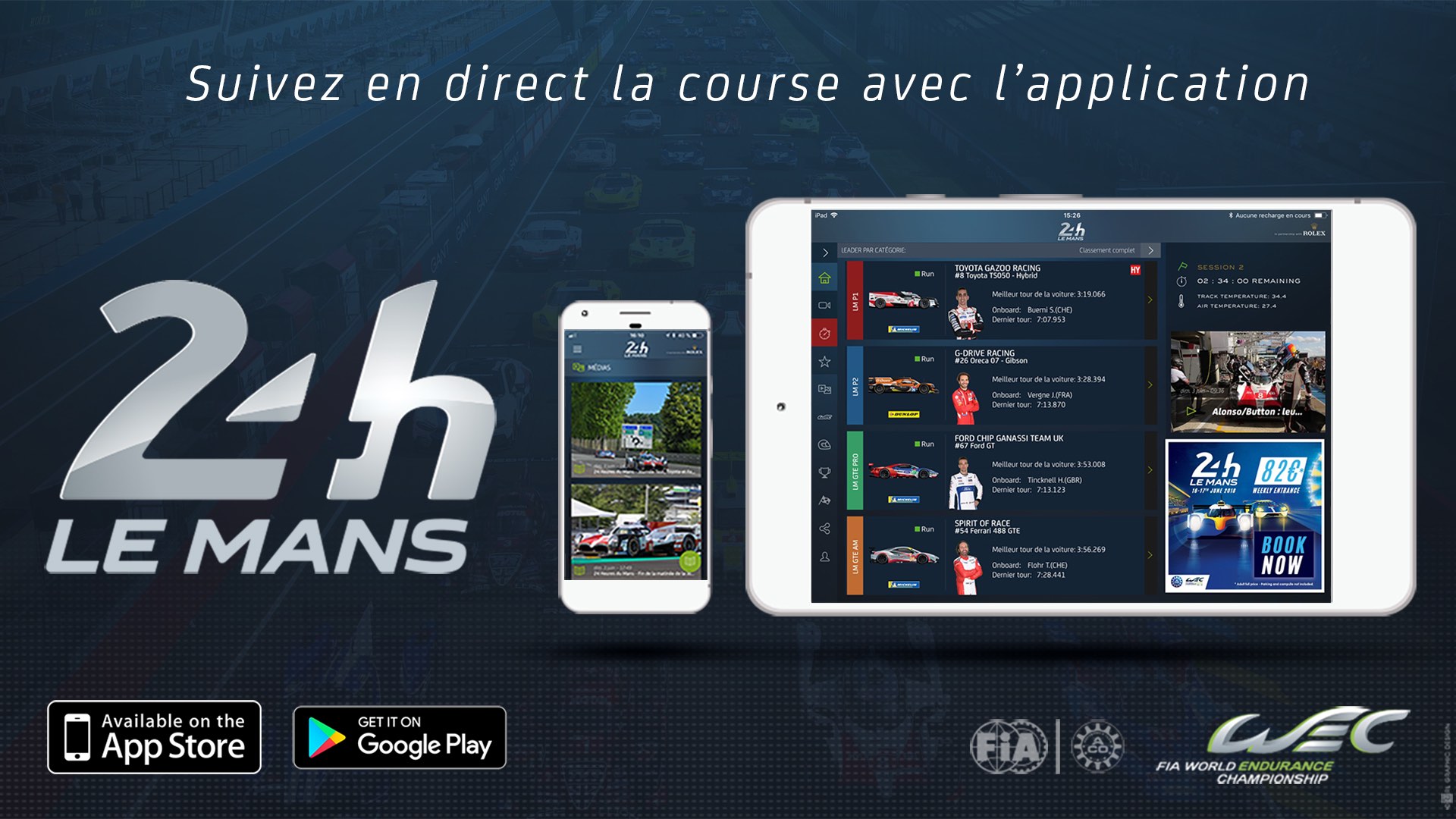 2018 24 Hours of Le Mans - Your two must-have apps! | 24h-lemans.com