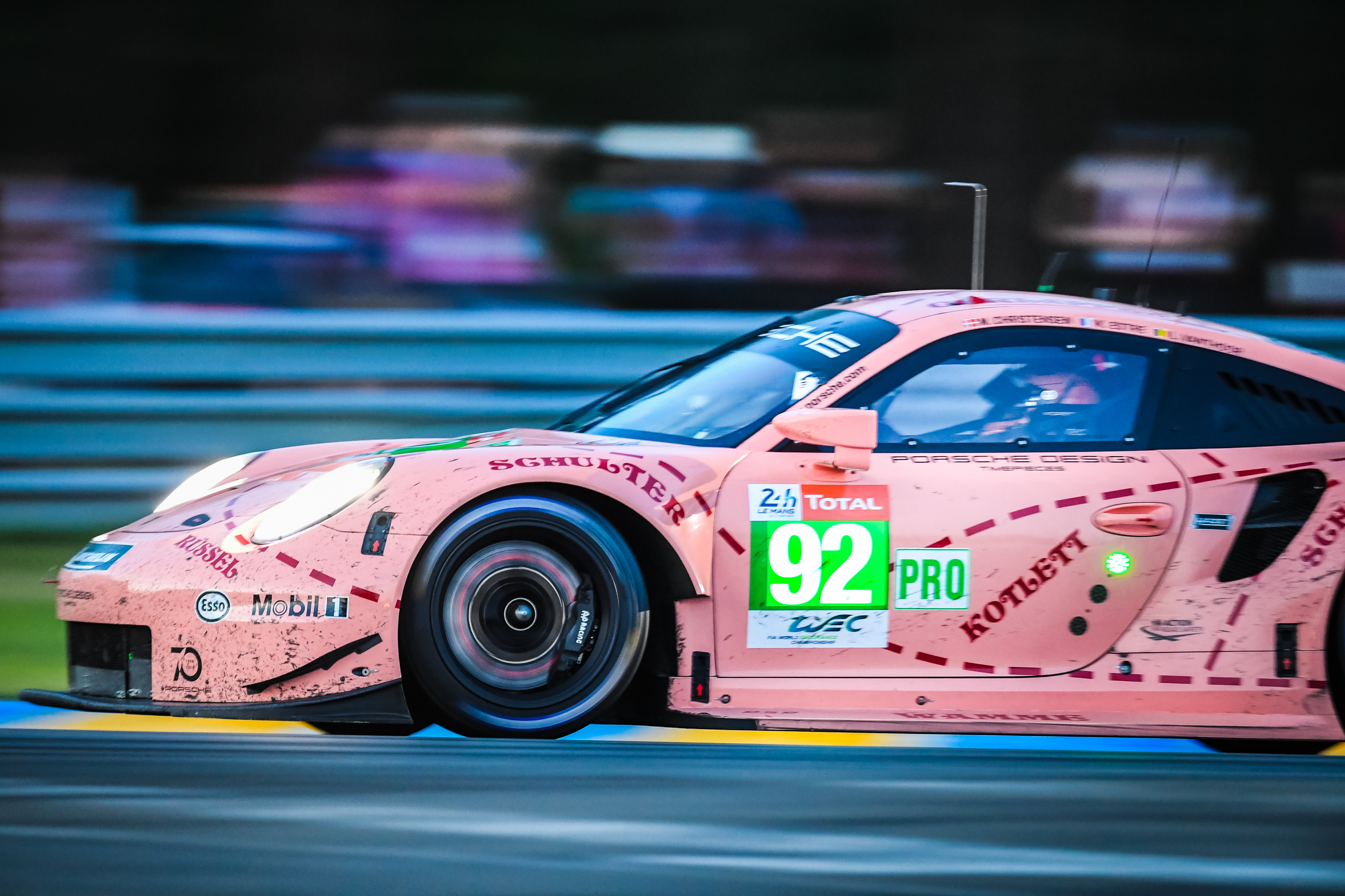 One fast pig as Kévin Estre, Michael Christensen and Laurens Vanthoor steered it to victory in the LM GTE Pro class!