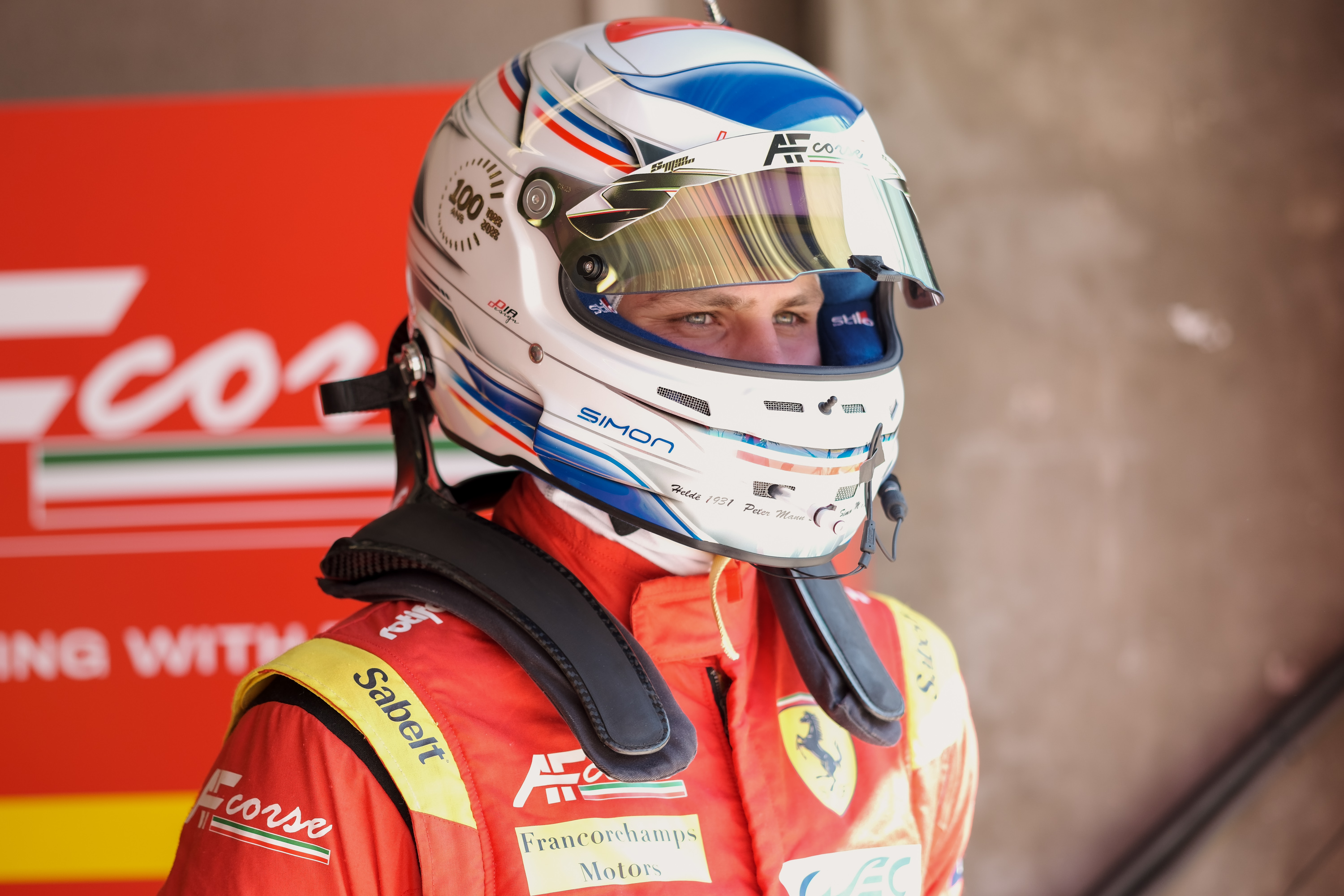 AF Corse regorge de jeunes talents en LMGTE Am. Ici, Simon Mann, 22 ans, sur la Ferrari 488 GTE Evo #21
