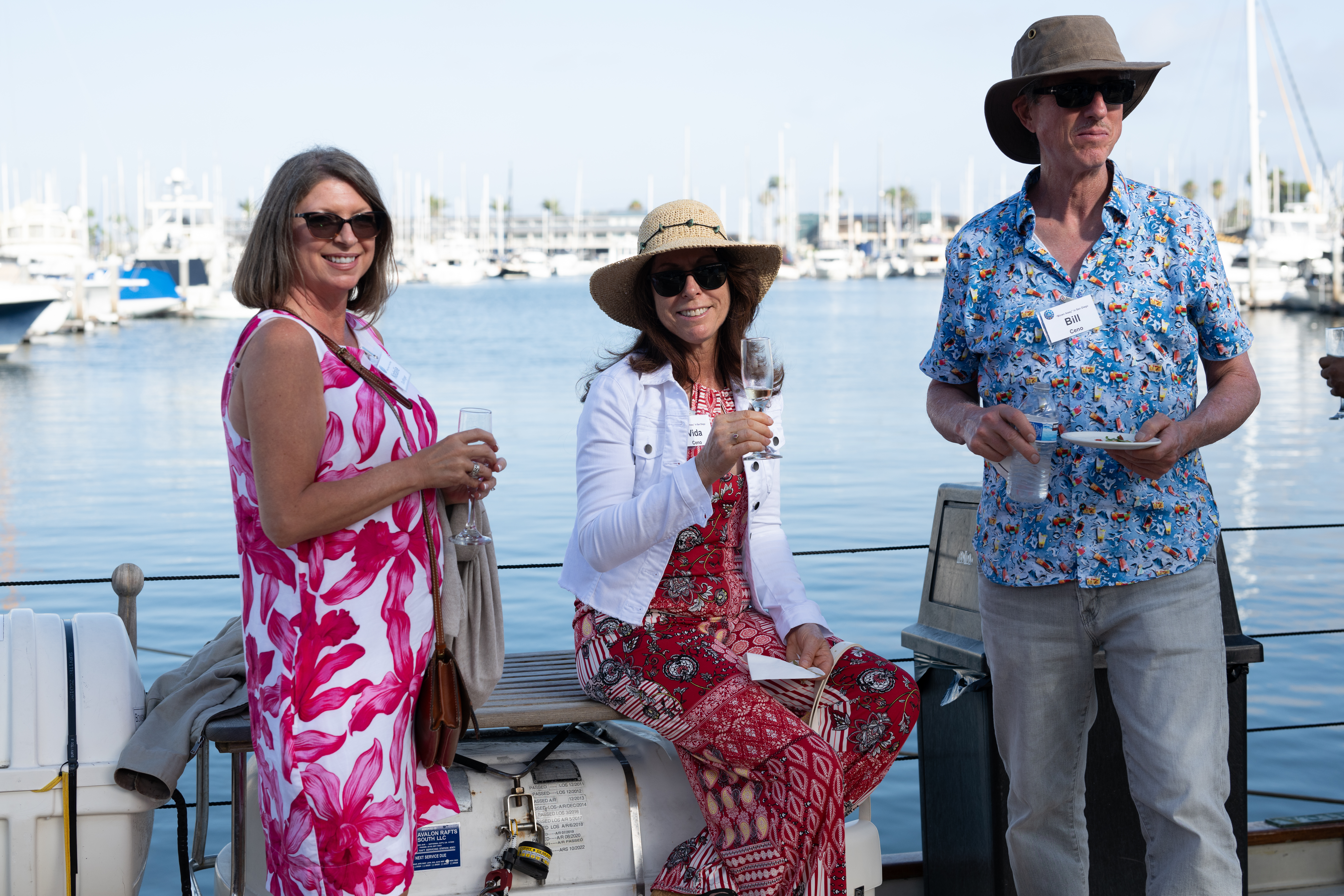 Guests were delighted with the views of the San Diego bay.