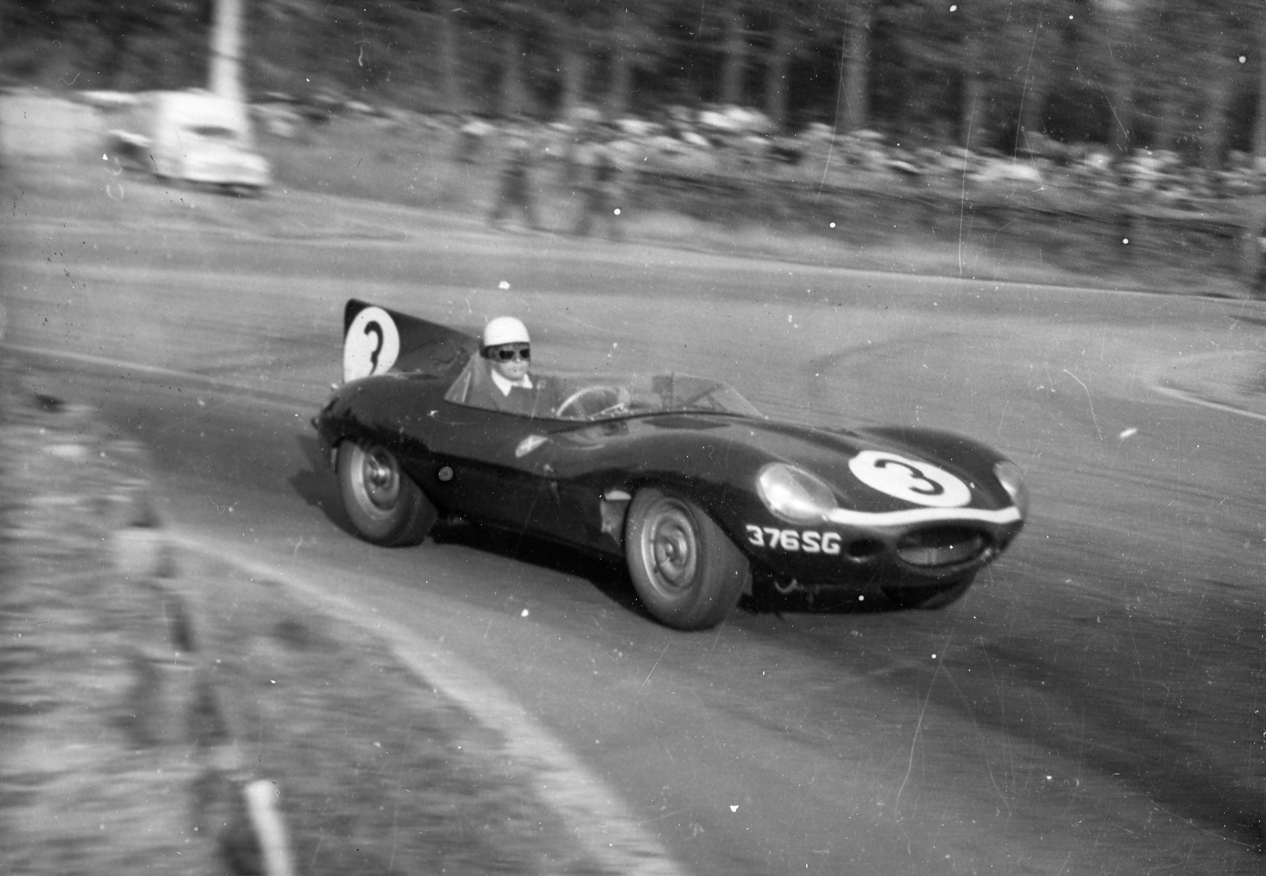 Two Scottish drivers, Ron Flockhart and Ninian Sanderson, won the race representing the Ecosse team in 1957 with a Jaguar Type D.