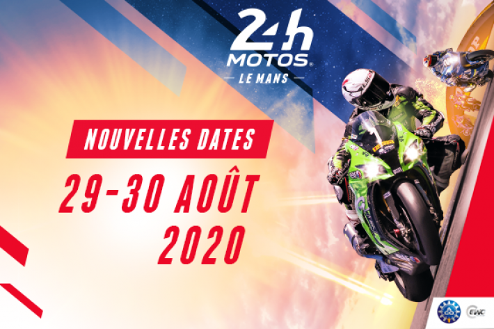 Les 24 Heures Motos reprogrammées aux 29 et 30 août 2020