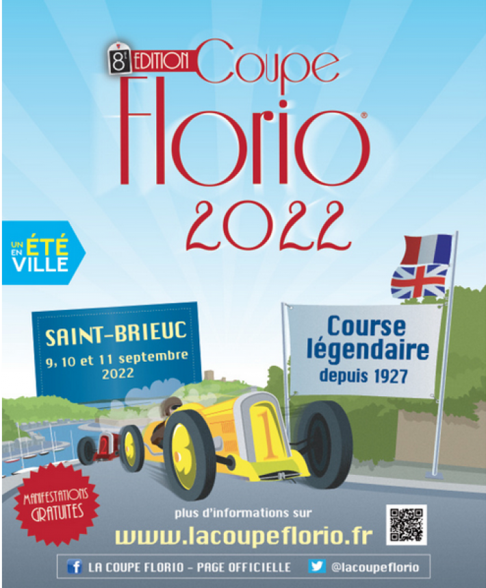 Club ACO - La Coupe Florio célèbre la voiture ancienne à Saint-Brieuc du 9 au 11 septembre