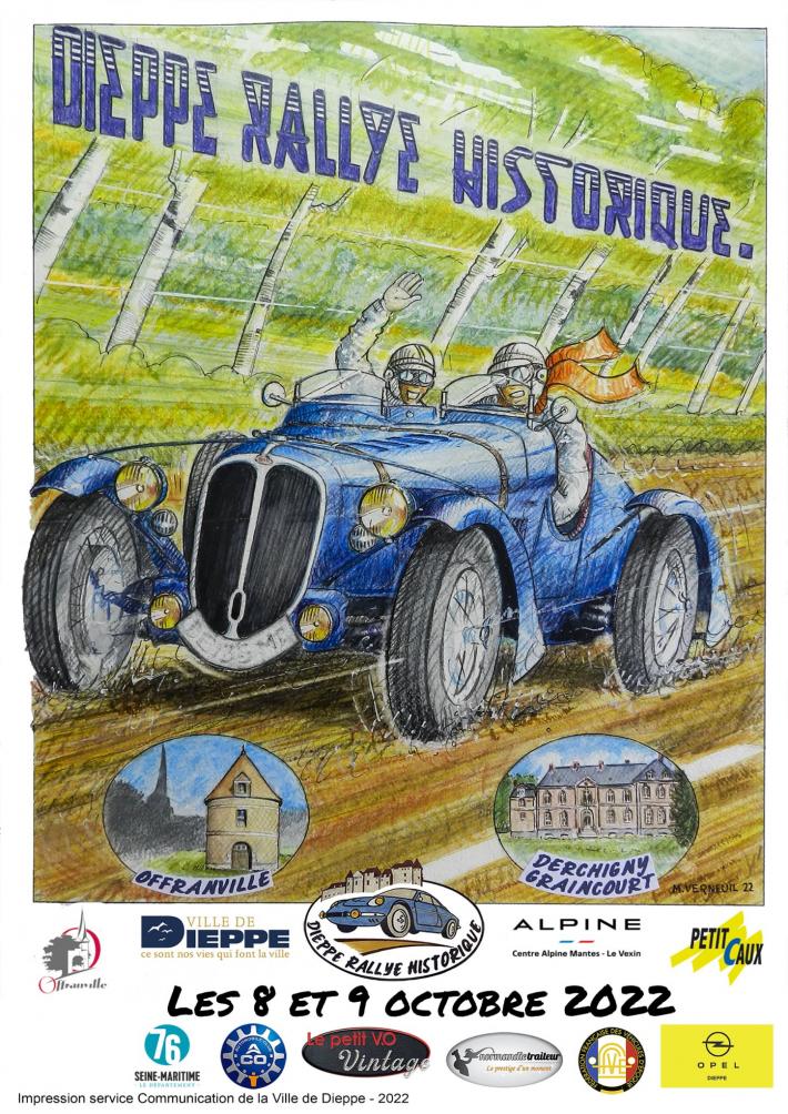 Club ACO - 3e édition du Dieppe Rallye Historique les 8 et 9 octobre